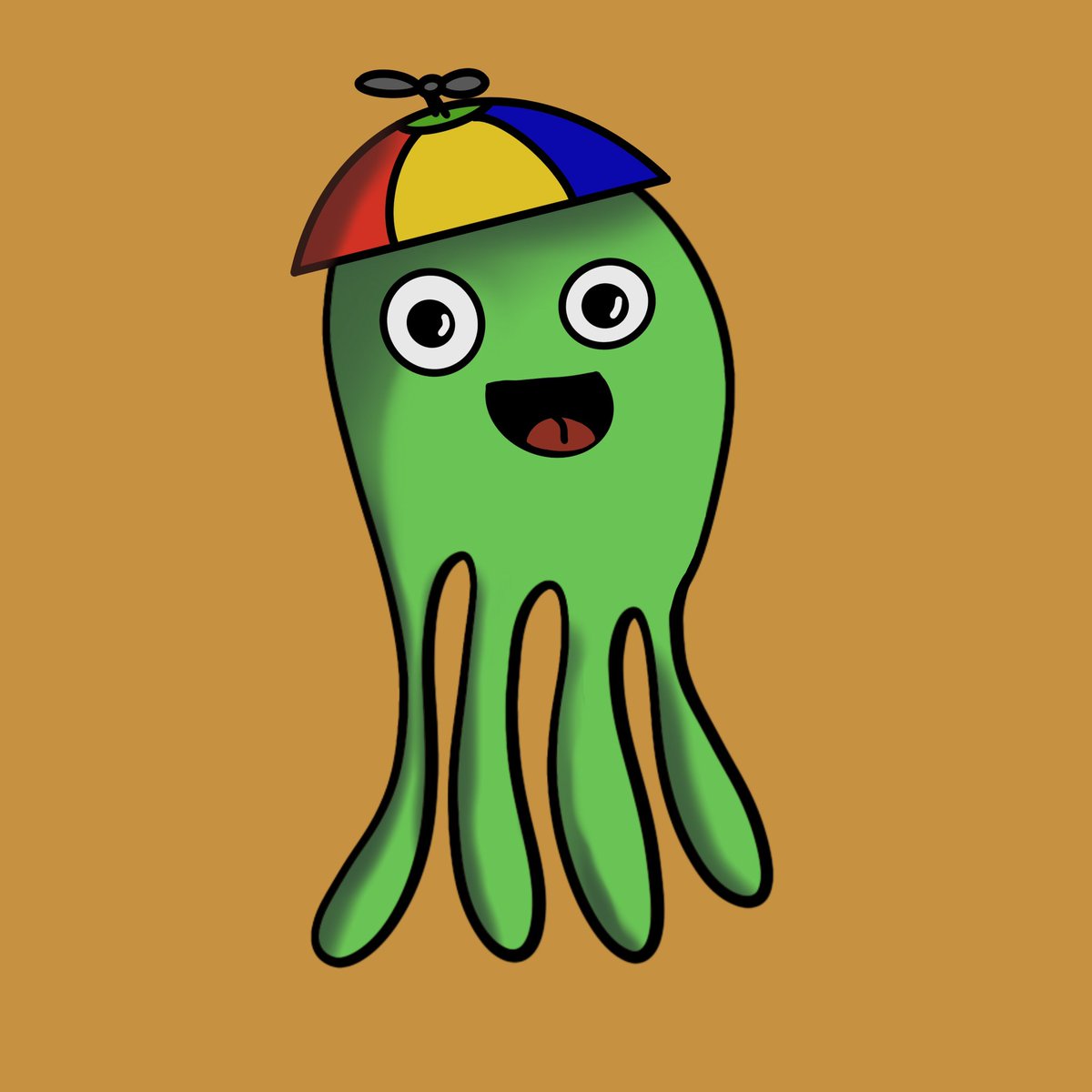 TheCuteSquids's tweet photo. Who doesn’t love a good propeller hat 🐙❤️ https://t.co/70jerMt19Q