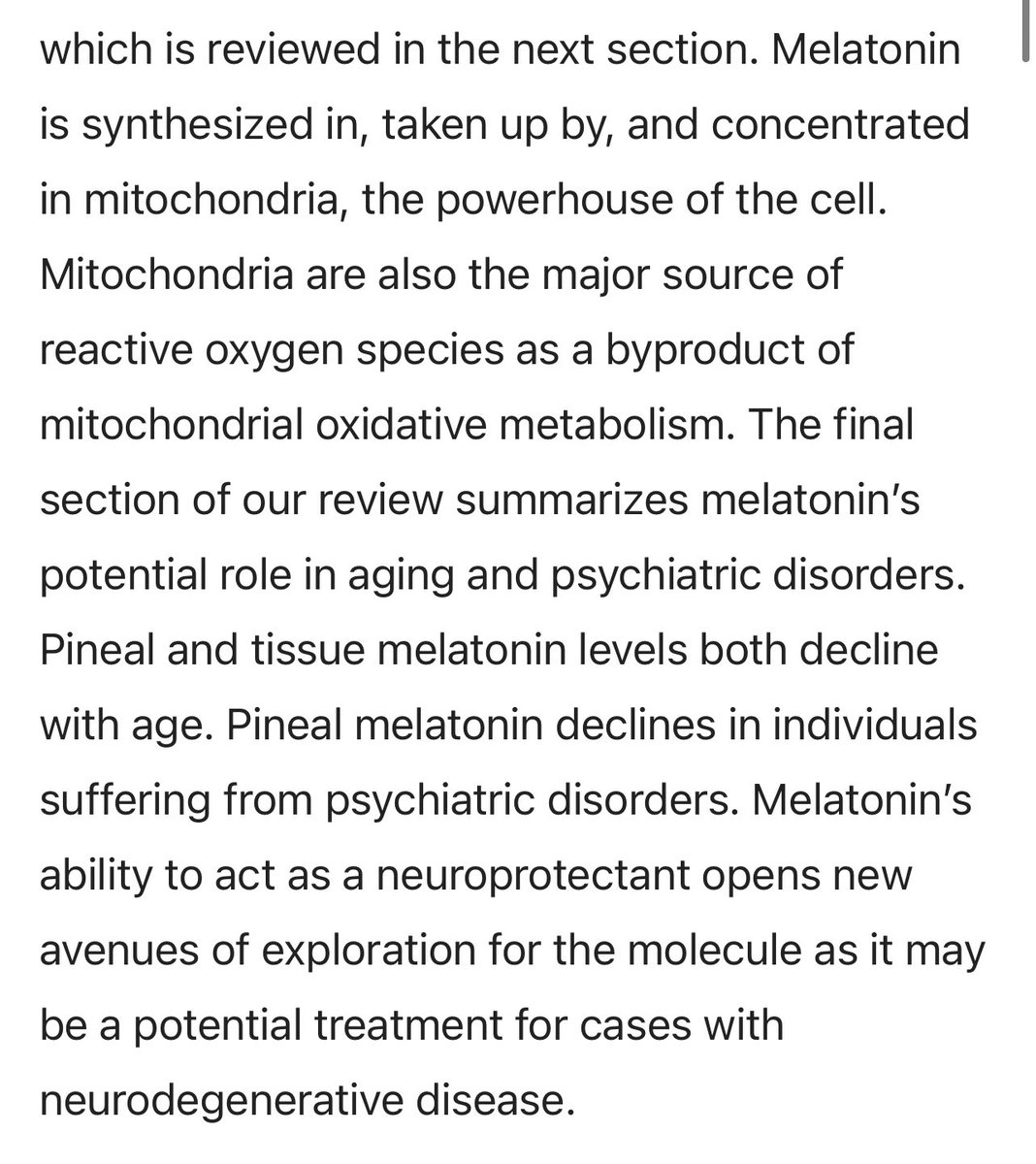 Melatonin’s neuroprotective role in mitochondria and its potential as a biomarker in aging, cognition and psychiatric disorders  https://www.nature.com/articles/s41398-021-01464-xLack of sunlight (melatonin = light hormone) and excessive artificial light at night lends to aging and neurodegeneration.