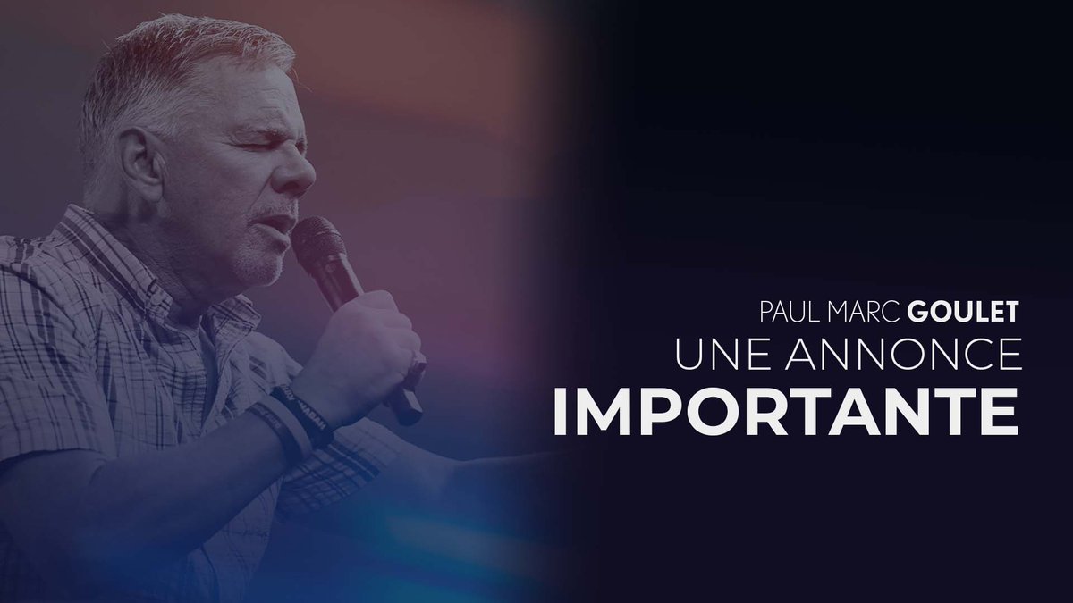 topleadervtf's tweet photo. On se retrouve ce soir à 20h sur IChurch Francophonie avec Paul Marc Goulet. 
Il nous partagera un message puissant à ne pas rater. 

C'est ce soir sur Youtube, TopChrétien et notre site. 
➡️ https://t.co/iFviyWF0N9 https://t.co/MPKjSVgtZH
