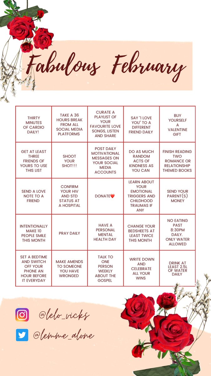 I want you to remember that love happens daily. Don’t wait to feel and express it. 

Have a fabulous February in advance. I love you ❤️

Please RT and like.