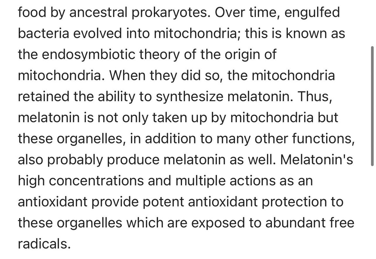 Melatonin as a mitochondria-targeted antioxidant: one of evolution's best ideas  https://pubmed.ncbi.nlm.nih.gov/28864909/ Full link to study:  https://sci-hub.se/tree/15/2d/152d25a242575566c45c010d55c95c81.pdf