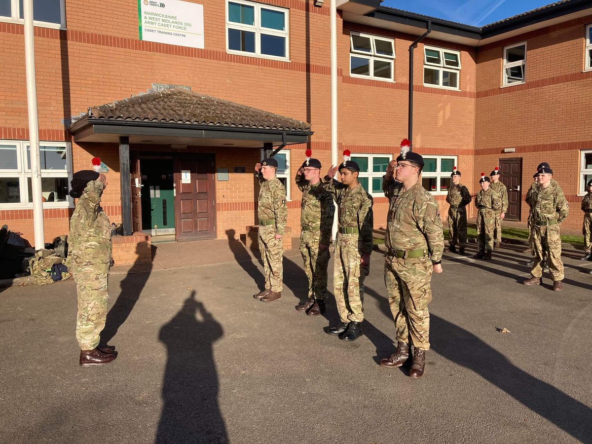 WarksACF's tweet photo. Final parade on #JCIC. All the cadets have worked really hard to deliver lessons and demonstrate their knowledge, skill and leadership on the course. Next step to apply their learning at detachment level.
Well done to all the cadets!
CSM Turner
@ArmyCadetsUK #toinspiretoachieve https://t.co/Qi7FMrrWLy