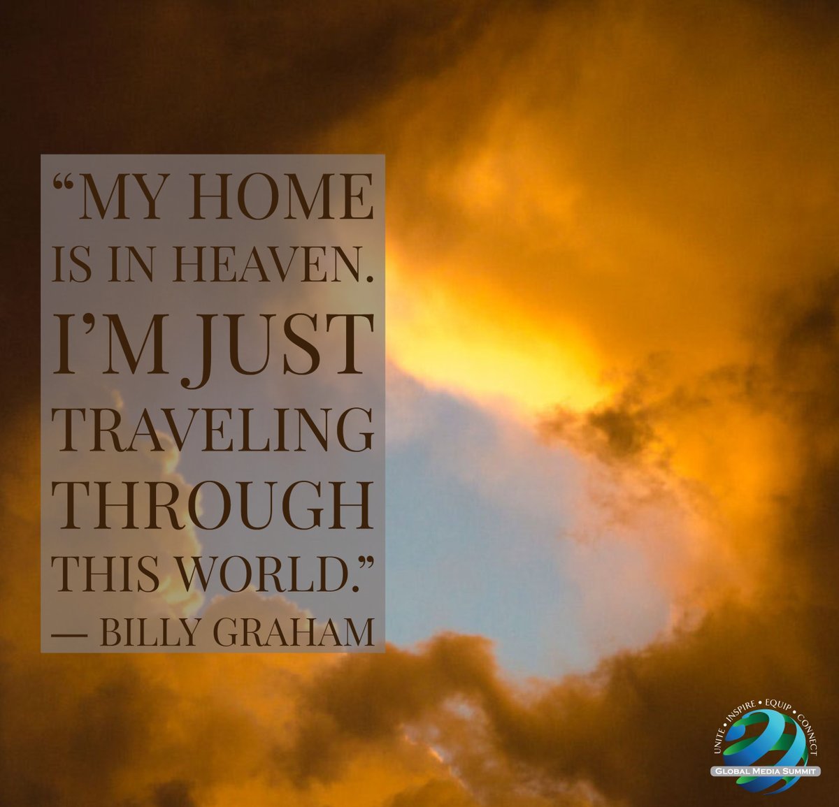 GMediaSummit's tweet photo. Heaven is home
https://t.co/oIPA2kXHqZ
#globalmediasummit https://t.co/W75vN5NytZ