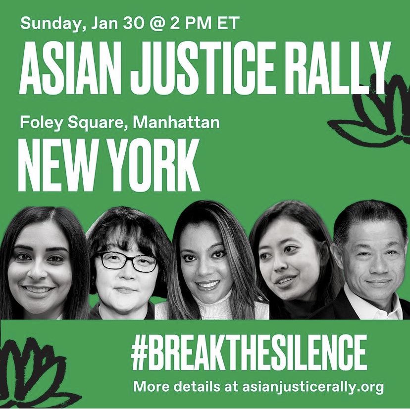 #JoyTweet TODAY at 2 PM ET in NYC. #AsianJusticeRally #AAPI #AAPICommunity #StopAsianHate