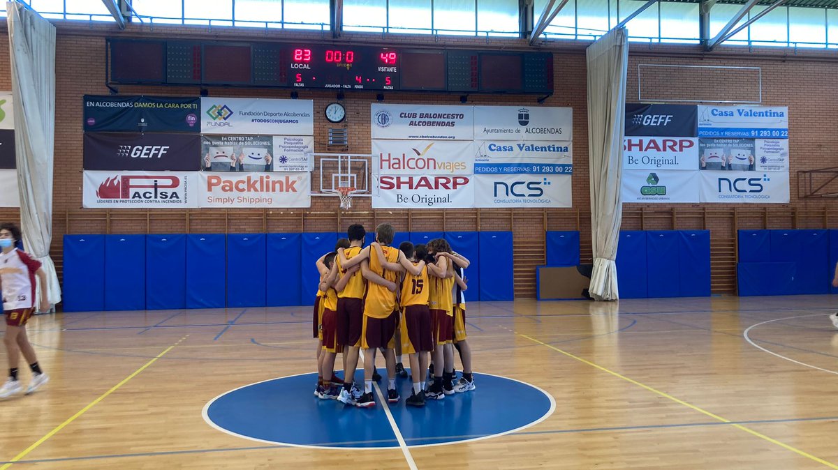 cbalcobendas's tweet photo. #CanteraCBA ⛹️♀️⛹️♂️ | El #InfBMas se lleva su partido (83-49) ante @cjuventudalcala. ¡A seguir!
#SienteElGranate https://t.co/7gHxwtwpSN