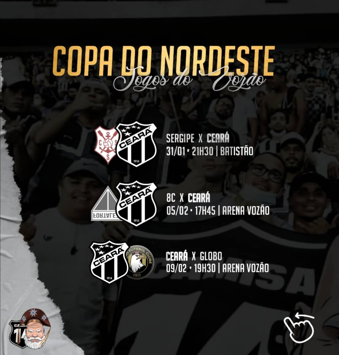 Camisa14Csc's tweet photo. EM BUSCA DO TRI! 

Nossa caminha começa amanhã, o Vozão vai a campo contra a equipe do Sergipe às 21h30. 

Que seja um grande início de Campeonato, queremos a Taça mais uma vez! 👊🏼

#Boatarde #ceara #Camisa14Csc #Camisa14 #Vozao #CopadoNordeste #Nordestao2022 https://t.co/OUVdP9jqtB