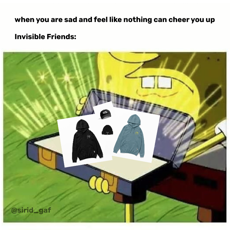sirid_gaf's tweet photo. 25 hours left
get your IFmerch now or it's gone forever!
#InvisibleFriends #IFmerch
@InvsbleFriends https://t.co/4BbFPFbHD4
