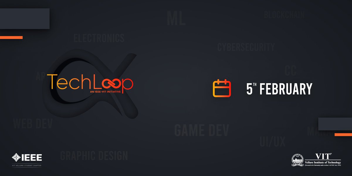 ieeevitvellore's tweet image. If you ever feel like starting something new or want to get a fresh perspective in your learning, we present to you Techloop Alpha – One for all destinations to learn tech and design.

Register at: techloop.ieeevit.org

#Techloop #Tech #Design #StayintheLoop #HandsOnExperience