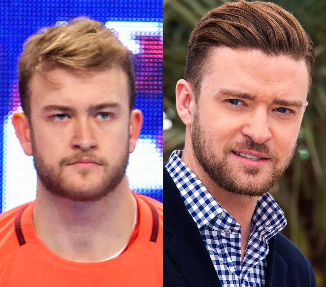 Er ég ein um að finnast ég alltaf vera að sjá Justin Timberlake markinu hjá Spánverjum?