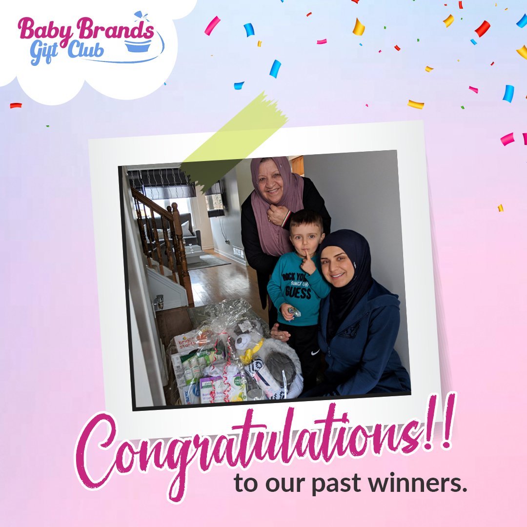 Samplits's tweet photo. Baby Brands gift basket winners.
You can be the one too!
Register now to win the gift basket this month: https://t.co/BKbPvSkrKM

#BabyBrands #Samplits #Baby #Parents #Mom #Dad #parenting #parenthood #free #samples #giveaway #giftbasket #gifthamper #canada https://t.co/dl9aylFjnK