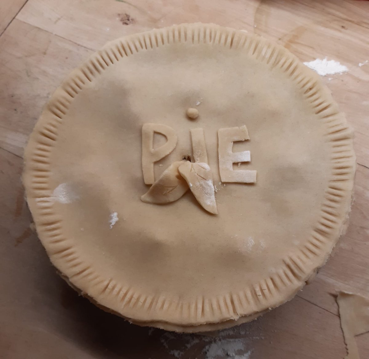 TrooperSnooks's tweet photo. On the penultimate day of #EatSuffolk, national treasure Mrs N has popped a pheasant, chicken, leek and mushroom pie in the oven. Easy for the hard of thinking to recognise that this is indeed a pie too. 

Total cost- virtually nil, its either leftovers or fresh game. https://t.co/mqmN0YHeaO