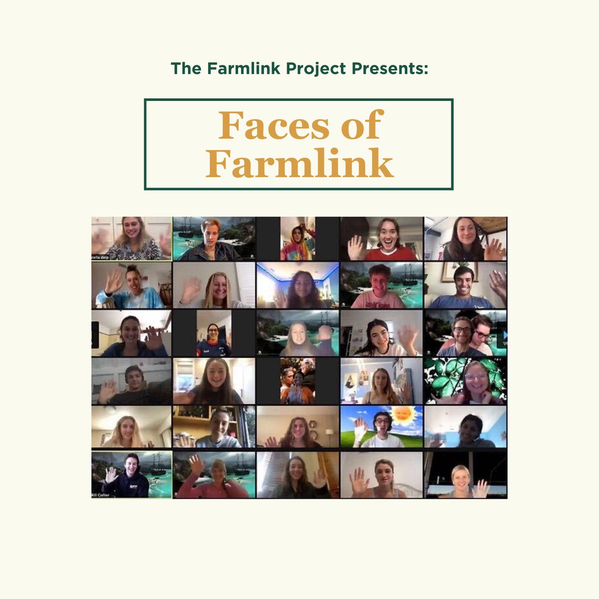 farmlinkproject's tweet photo. So what does an organization that rescues and donates 50 million lbs of food look like? The fact is that Farmlink only succeeds due to the work of literally hundreds of young people. In this thread, meet some of the students, friends, and changemakers that make up our community… https://t.co/OhweSYAHqi