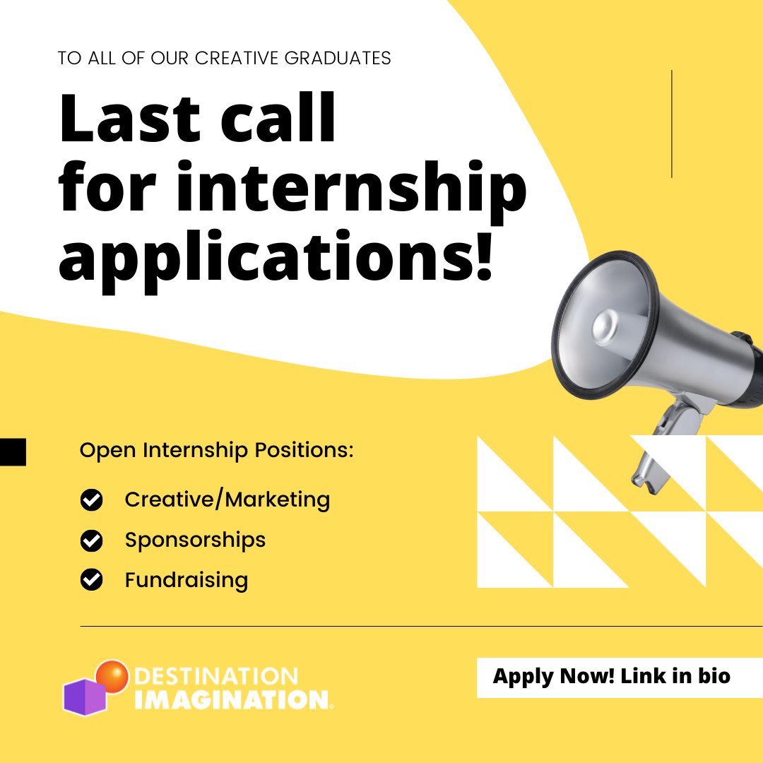 Tomorrow is the last day to submit an application for one of our paid internship positions this Spring/Summer! Come join our creative team and get real-world experience you can apply in your future career. Learn more and apply 👉 hubs.la/Q01222-p0
