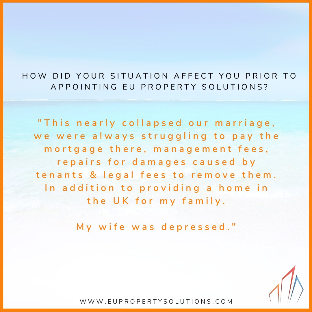 euproperty1's tweet photo. Sleepless nights surfing the net worrying about your foreign property? If you have a foreign property that is causing you nightmares, click the link below and get in touch with our team today📲

https://t.co/VKYs4Dpj2m

#foreign #property #mortgage #nightmare #happy #couple https://t.co/OyiChLXS2V