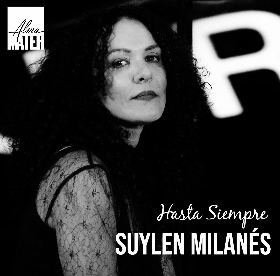 😔🖤🎶 #AlmaMaterLamenta el fallecimiento de la cantante Suylen Milanés.

🎼 El sello discográfico EGREM confirmó esta mañana la muerte de la destacada intérprete y productora musical Suylen Milanés, a través de sus redes sociales.