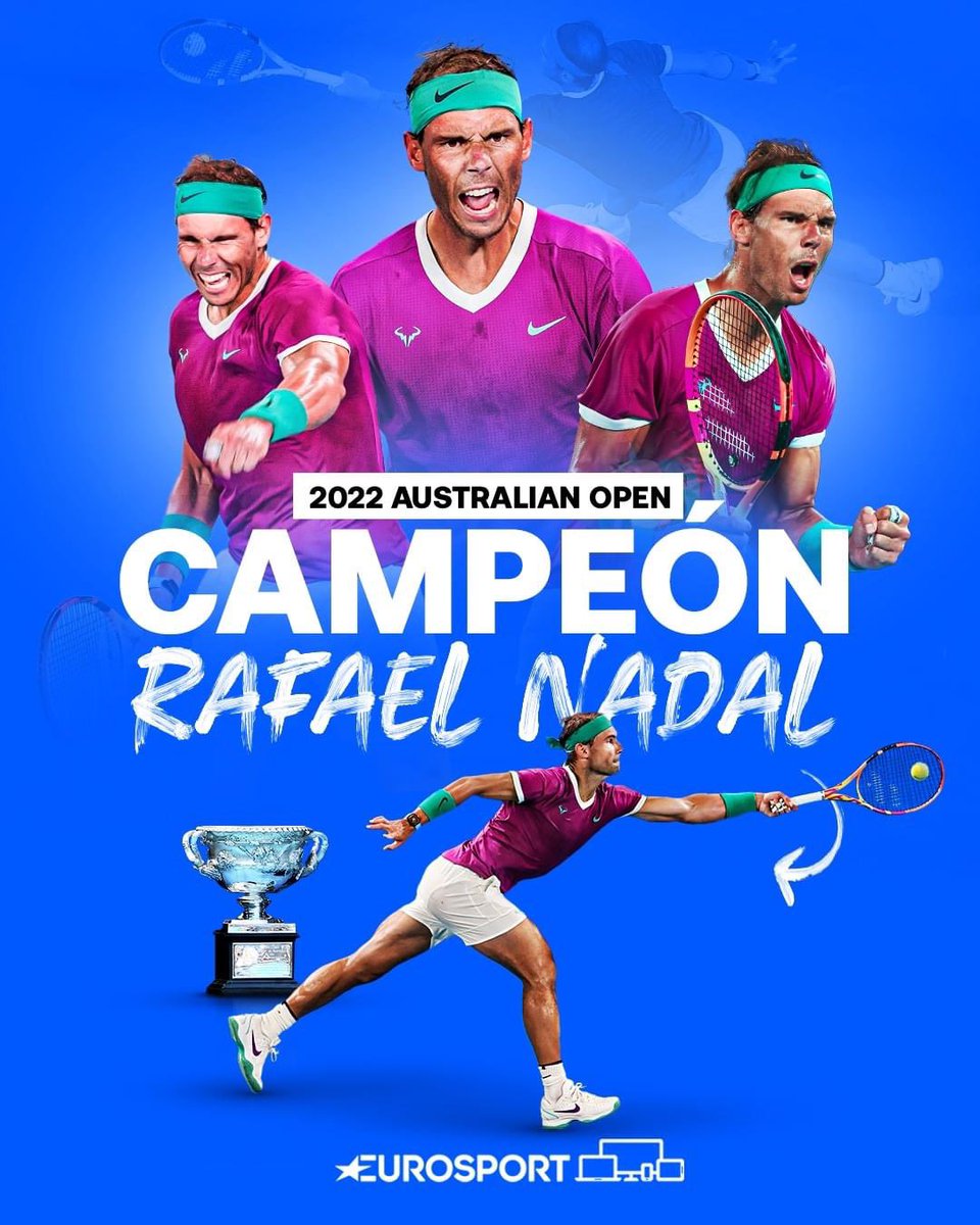 eloyaven's tweet photo. El mejor de la historia 🙌🏆
@RafaelNadal 
#21grandslams #Legend #champion #RafaelNadal #TheBest https://t.co/y3sxLWtTeR