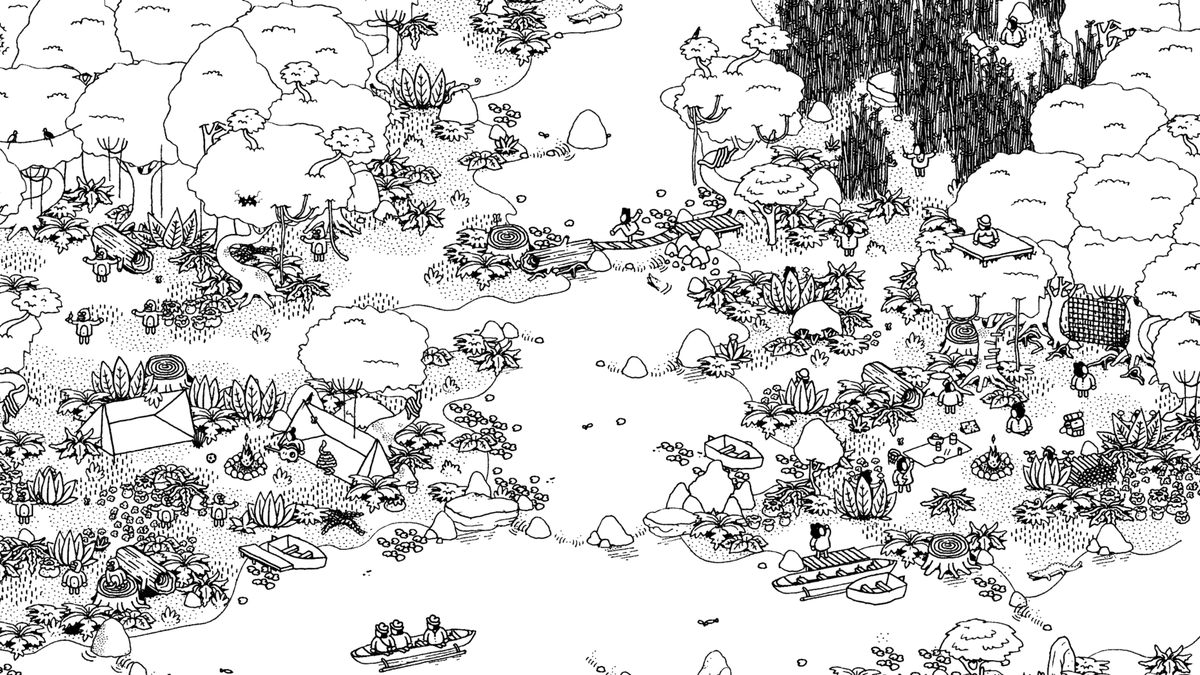 Cute. Funny. But where...?

5️⃣ places to spot the missing crew of Hidden Folks+:

🌲 Behind the trees
📺 Tucked under a monitor
🏕 Amidst the tents
🚪Inside the doors
🐊 Swimming with crocodiles?

Be the detective: apple.co/hiddenfolks