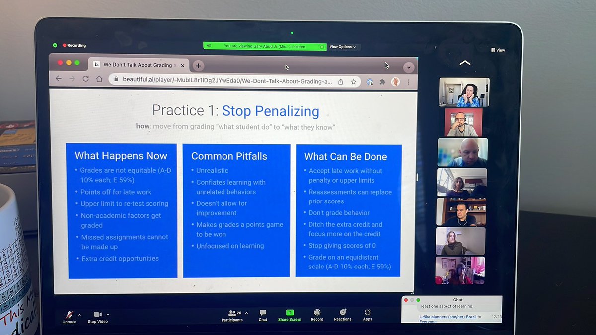 AMTAteachers's tweet image. Stop using grades to penalize #AMTAConnectED