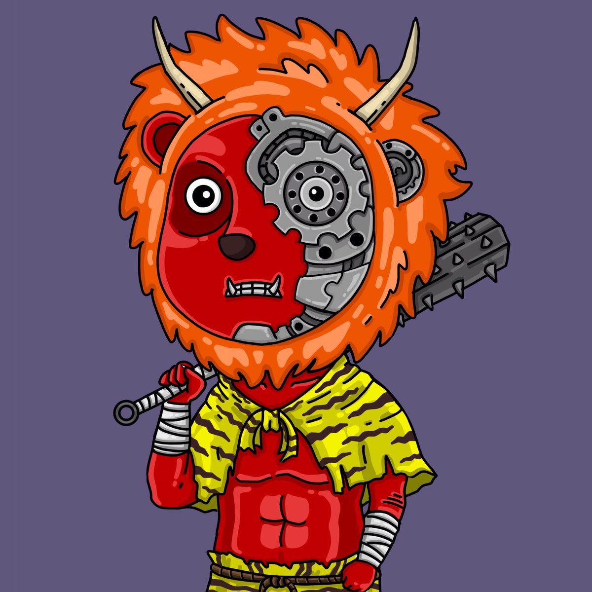 ron lion number of 500 characters.
iron lion #104
<a href="/NFT/">NFT</a> #nftcollector   #cryptoart  #ethereum  #nftthailand 
crypto.com/nft/collection…