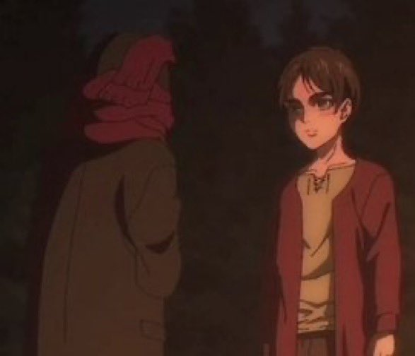 BekaWhite's tweet photo. Mappa has A LARGE ASIAN DICK)) Mappa keeps trolling Eremika and reworked scene instead showing how ADULT Eren see Mikasa BEHIND Little Eren, Mappa shows LITTLE Eren BEHIND Mikasa))) 

EMs PREPARE YOUR ASSES cause OUR BATTLE ONLY BEGINS 

#Erehisu #EreMika #Eren #Historia #Mikasa https://t.co/gkrSCm3Isu