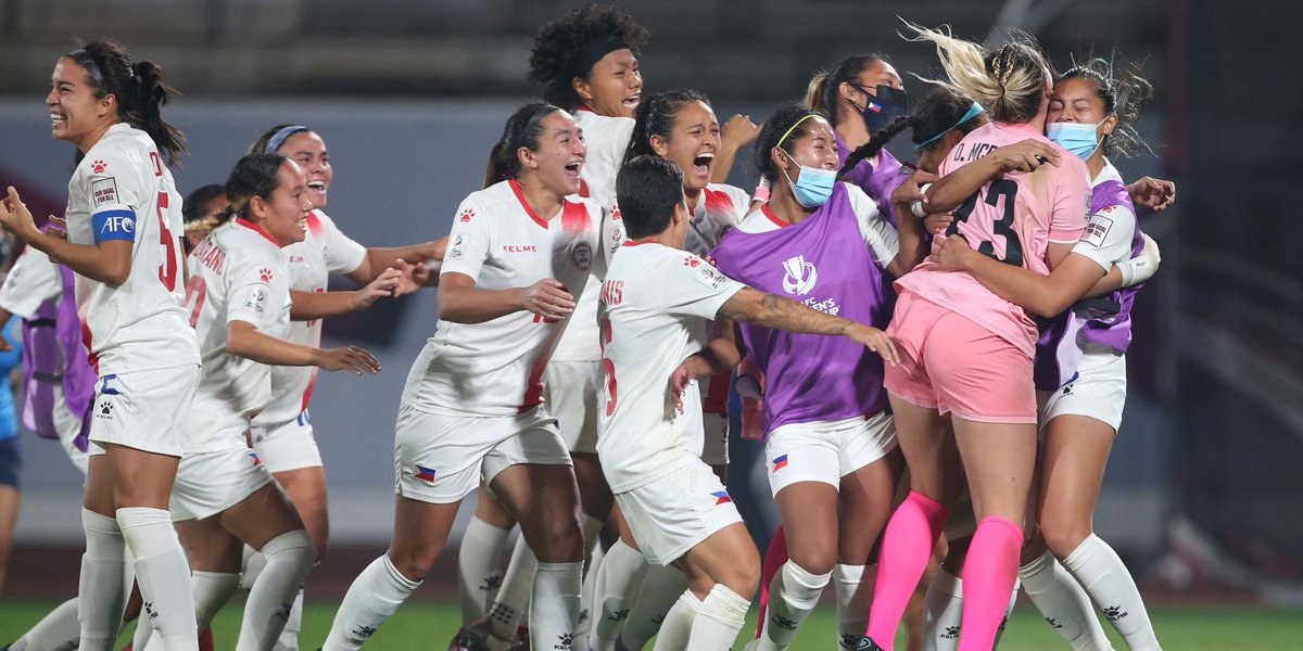 FIFAWWC's tweet image. A day full of emotions with 4 teams directly qualified to the #FIFAWWC 😍 
🇯🇵🇰🇷🇨🇳🇵🇭