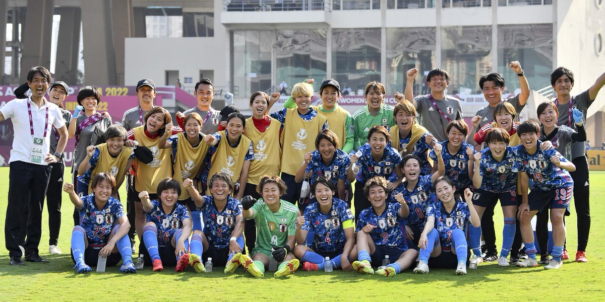 FIFAWWC's tweet image. A day full of emotions with 4 teams directly qualified to the #FIFAWWC 😍 
🇯🇵🇰🇷🇨🇳🇵🇭