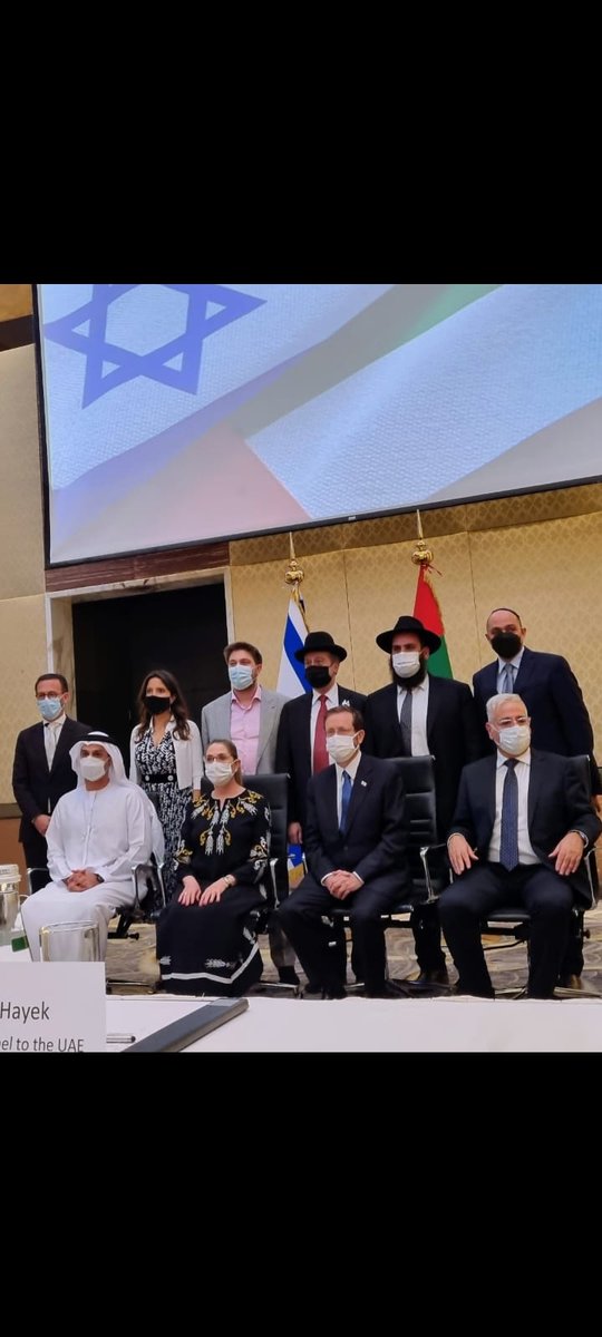Rabbi Levi Duchman حاخام ليفي دوخمان (@rabbiuae) on Twitter photo With the Abrahamic Accords, we’ve learned that everything is possible!
How beautiful it was to welcome <a href="/Isaac_Herzog/">יצחק הרצוג Isaac Herzog</a> alongside leaders from our community: With the Abrahamic Accords, we’ve learned that everything is possible!
How beautiful it was to welcome <a href="/Isaac_Herzog/">יצחק הרצוג Isaac Herzog</a> alongside leaders from our community: