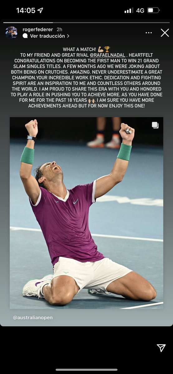 Los amo <a href="/rogerfederer/">Roger Federer</a> <a href="/RafaelNadal/">Rafa Nadal</a> 🥇🏆