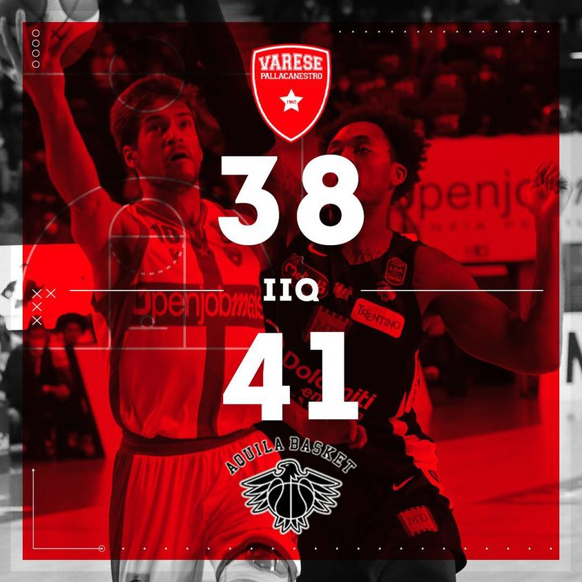 PallVarese's tweet image. Buona frazione di Trento 
#VarTre #NoiSiamoVarese
