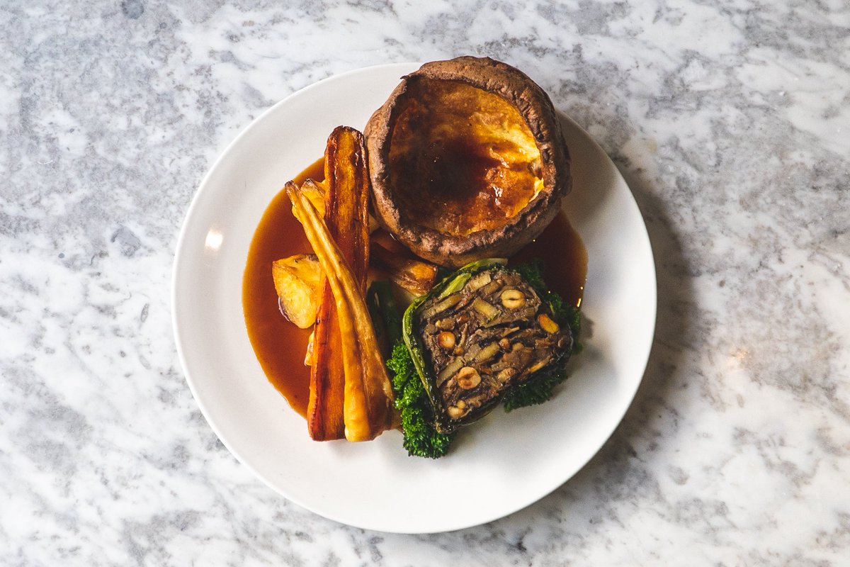Sundays done right!

Our delicious nut roast in all its glory