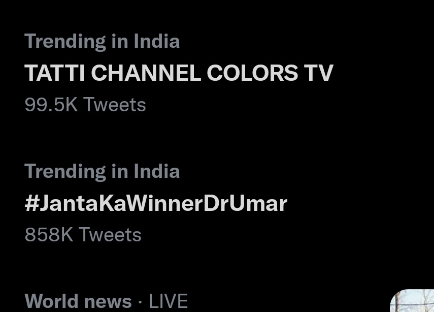 itsasimriaz's tweet photo. Rt if you agree!!

BIGG BOSS NALLA SHOW &amp; 
TATTI CHANNEL COLORS TV
https://t.co/W0nfkjaLlT https://t.co/kIw38PqXcA