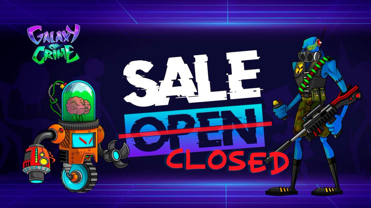 The sale is closed 📛

All the unsold packs was 100% burned 🔥🔥🔥
 
This will affect the value of the minted packs in a positive way 😏 

Welcome to the GoC.Games family! 💯💯💯 Congratulations to all super lucky guys! You got a brilliant on your wallets💎