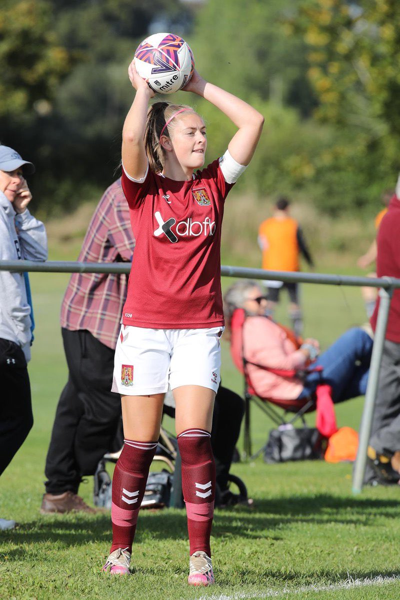 NTFCWomen's tweet photo. 5️⃣0️⃣ Eden Brown made her 51st Cobblers appearance today!

Eden’s 50th game was against Rotherham United last week. https://t.co/dUI6dkUzng