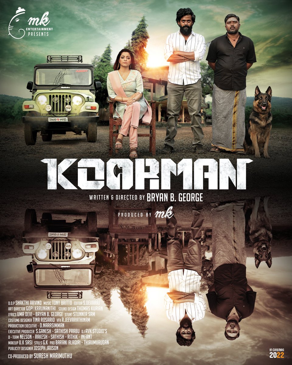 memeschennai's tweet photo. Here is the Title & First Look of #MKEntertainment #ProductionNo1 #KoormanFirstLook
#Rajajee #BalaSaravanan #Jananiiyer #AadukalamNaren #Praveen #BryanBGeorge #TonyBritto #ShakthiArvind #Devaraj #Umadevi #StunnerSAM #GopiKarunanithi #Sanjayrossi #Sathishprabhu #Probarani https://t.co/Kxvh8Y2frj