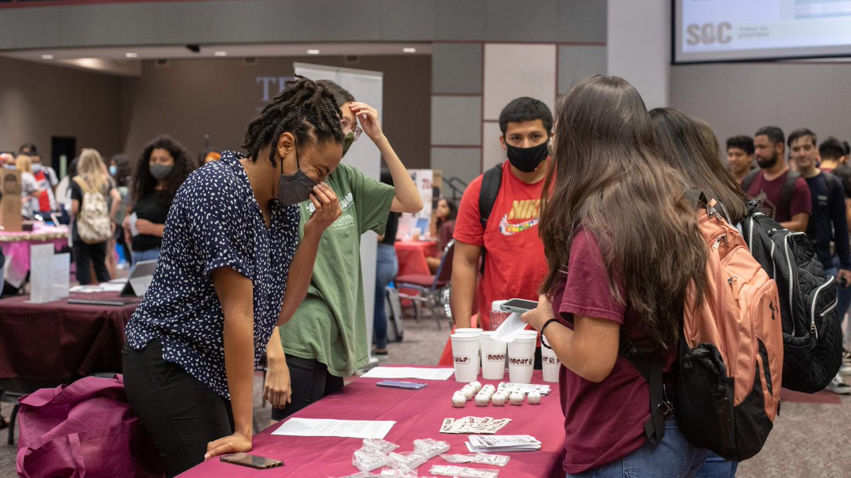 Student Organizations Fair is TOMORROW! Get Involved &amp; explore your passions! 

LBJ Student Center Grand Ballroom
Session 1 - 11 a.m. – 2 p.m.
Session 2 - 5 p.m. – 8 p.m.

#HonorsBobcats #BobcatsGetInvolved