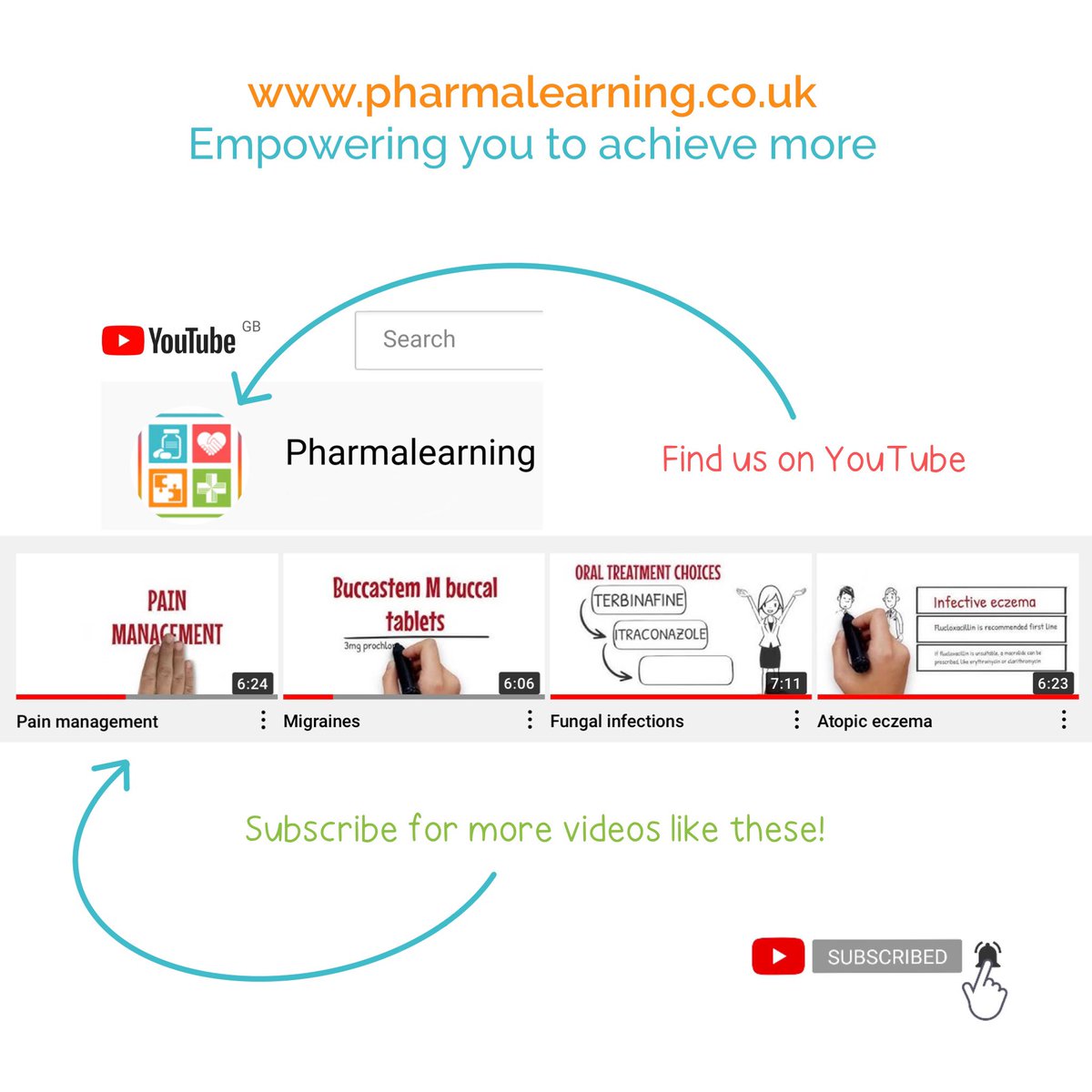 pharmalearning_'s tweet photo. Find more educational content over on our YouTube channel! #pharmalearning #empoweringyoutoachievemore #medicine #pharmacy #students https://t.co/9RI0h8msyl
