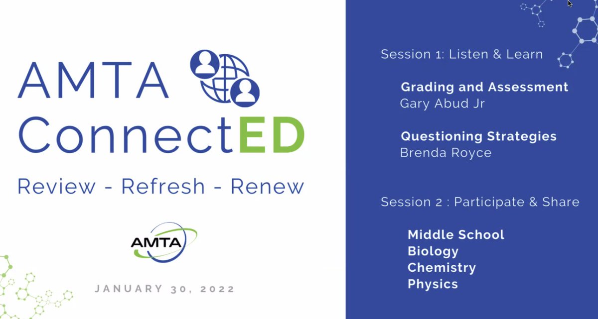 MR_ABUD's tweet image. What a great group we had for the @AMTAteachers webinar on assessment and grading at #AMTAConnectED! Thanks for having me to present!