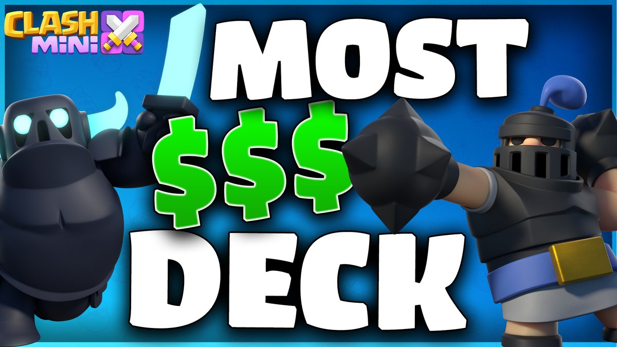 I am sorry, but we BROKE <a href="/ClashMini/">Clash Mini</a> 
Heaviest and easiest deck to play in the game!

Watch here: youtu.be/FXQAEEpBbNY

#ClashMini #ClashMiniCRG