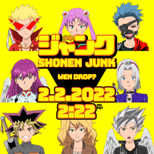 DuskBreakers's tweet photo. 📢 Shonen Junk 20 Whitelist GIVEAWAY ALERT!
Hey Breakers, enter here:
💥Follow @shonenjunkNFT &amp; @DuskBreakers
💥Join https://t.co/GsrCpfsjSI &amp; https://t.co/1djPyHrQ37
💥 RT &amp; Like this post
💥 Tag 3 friends
Ends Jan 31 3 pm PT/11 pm UTC
More chances in our Discord &amp; minigame! https://t.co/u7ZGbhUGyY
