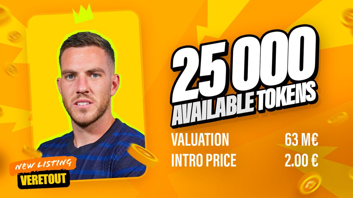 Jordan Veretout (@jordanveretout) on Twitter photo I just launched my own token on <a href="/royaltiz_off/">royaltiz_France 🇫🇷</a>. It’s a platform to invest in the success of your favourite talent!
✅ Buy and trade my token
✅ Introduction price: 2€
✅ First arrived, first served
✅It’s super simple: you just need a credit card to invest
royaltiz.com/VERETOUT/reven… I just launched my own token on <a href="/royaltiz_off/">royaltiz_France 🇫🇷</a>. It’s a platform to invest in the success of your favourite talent!
✅ Buy and trade my token
✅ Introduction price: 2€
✅ First arrived, first served
✅It’s super simple: you just need a credit card to invest
royaltiz.com/VERETOUT/reven…