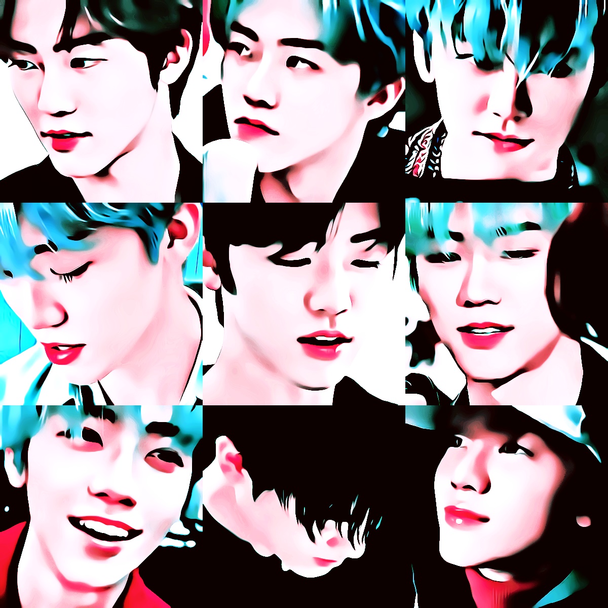 color &amp; bw in mention