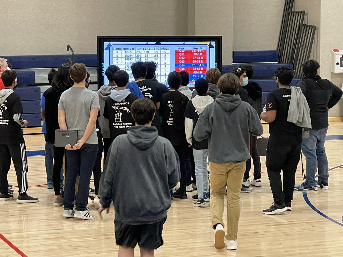 LfcRobotics's tweet image. Congats to all 23 teams in yesterday’s impressive  @ntxftc @FTCTeams qualifier! So proud of our 6 @LFCEagles teams - 3 advanced to semi-finals 15084, 12106 &amp;amp; 20755 and team 20755 took 1st in Design award &amp;amp; 3rd for Innovate. Thanks to our @AllenRobotics hosts!