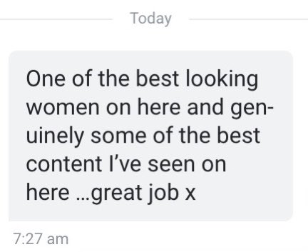 It makes me happy when people sign up for my OnlyFans and feel like it&rsquo;s worth it/they made a good decision