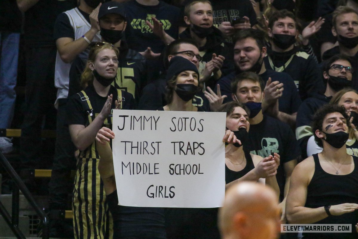 11W's tweet photo. Purdue fans are ruthless 😩 https://t.co/5VOKhSnTCV