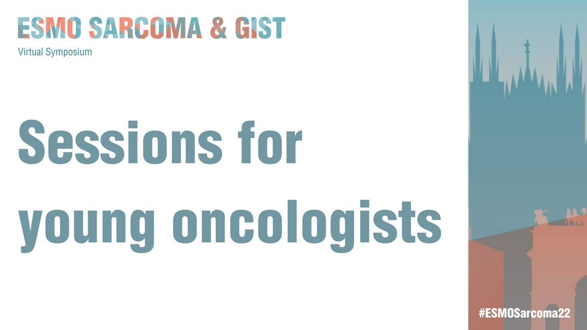Pawel Sobczuk (@pawel_sobczuk) on Twitter photo #ESMOSarcoma22 starting tomorrow!
🚨Don't miss our sessions for young oncologists!
🔸Mentorship session (31/1, 17:30) with <a href="/JTrentMDPhD/">Jon Trent, MD, PhD</a> <a href="/DrCeSarcoma/">César Serrano García</a>
🔸Vesalius Talk: How to improve tx outcomes for #sarcoma pts? (1/2, 18:15) with @DrMehdiBrahmi <a href="/BrotoJavier/">Javier Martin Broto</a>
<a href="/myESMO/">ESMO - Eur. Oncology</a> <a href="/OncoAlert/">OncoAlert</a> #ESMOSarcoma22 starting tomorrow!
🚨Don't miss our sessions for young oncologists!
🔸Mentorship session (31/1, 17:30) with <a href="/JTrentMDPhD/">Jon Trent, MD, PhD</a> <a href="/DrCeSarcoma/">César Serrano García</a>
🔸Vesalius Talk: How to improve tx outcomes for #sarcoma pts? (1/2, 18:15) with @DrMehdiBrahmi <a href="/BrotoJavier/">Javier Martin Broto</a>
<a href="/myESMO/">ESMO - Eur. Oncology</a> <a href="/OncoAlert/">OncoAlert</a>