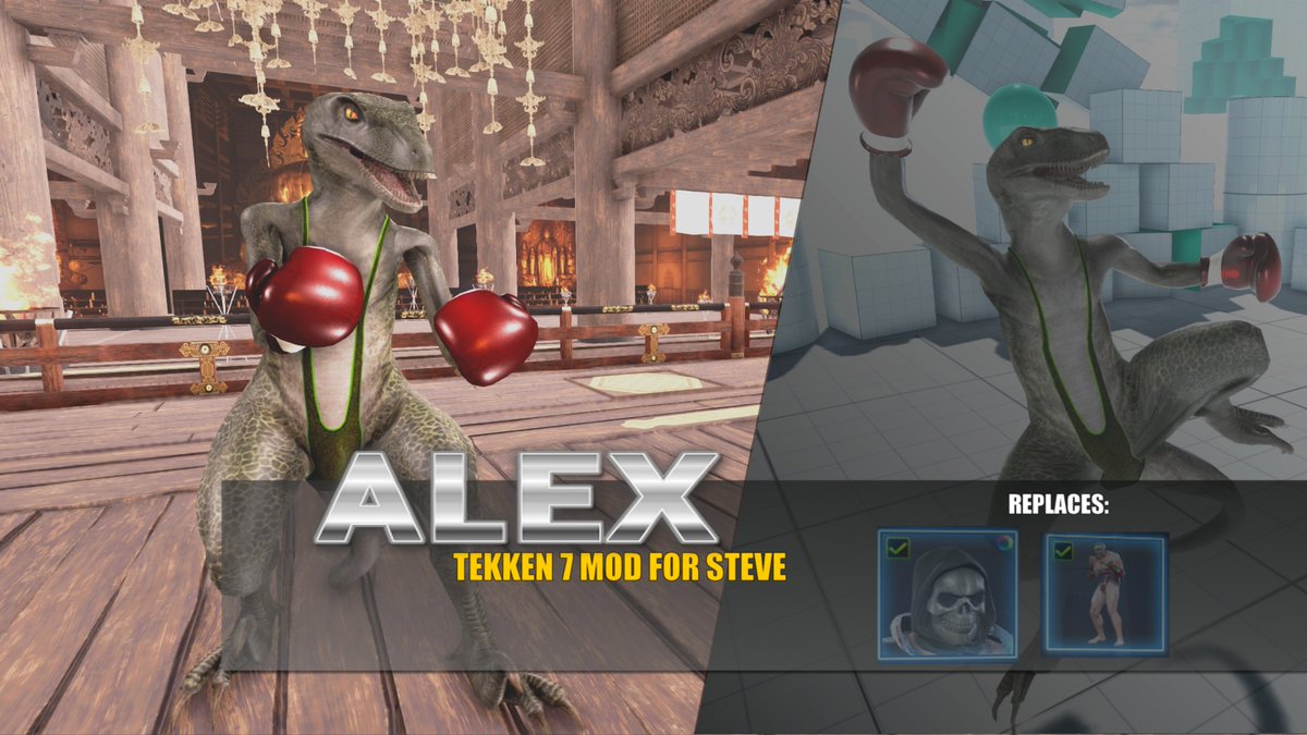 VictorSelkovtsk's tweet image. Alex #TEKKEN7MOD
Download: tekkenmods.com/mod/1314/alex
