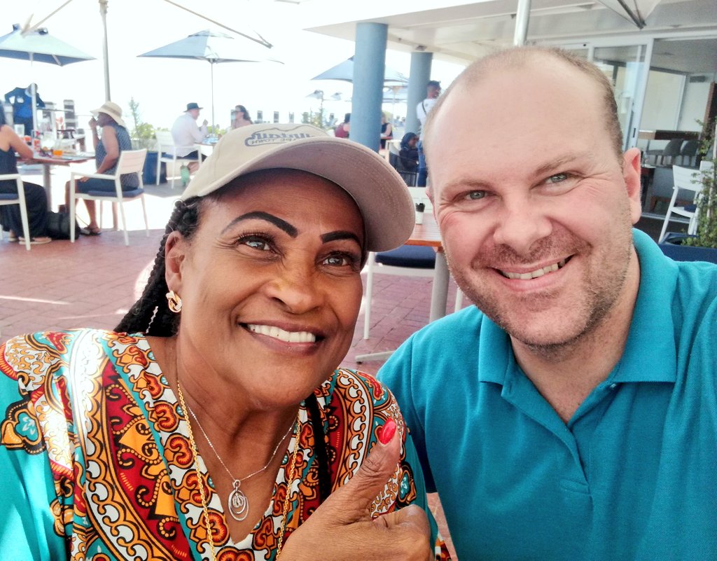 StevenTaylorSA's tweet image. Great chat with Khalilah Ali former wife of Muhammad Ali as well as boxing Legend Gerrie Coetzee. We spoke about the movie that will be filmed in Cape Town on the life of Gerrie Coetzee. #Boxing #CapeTown