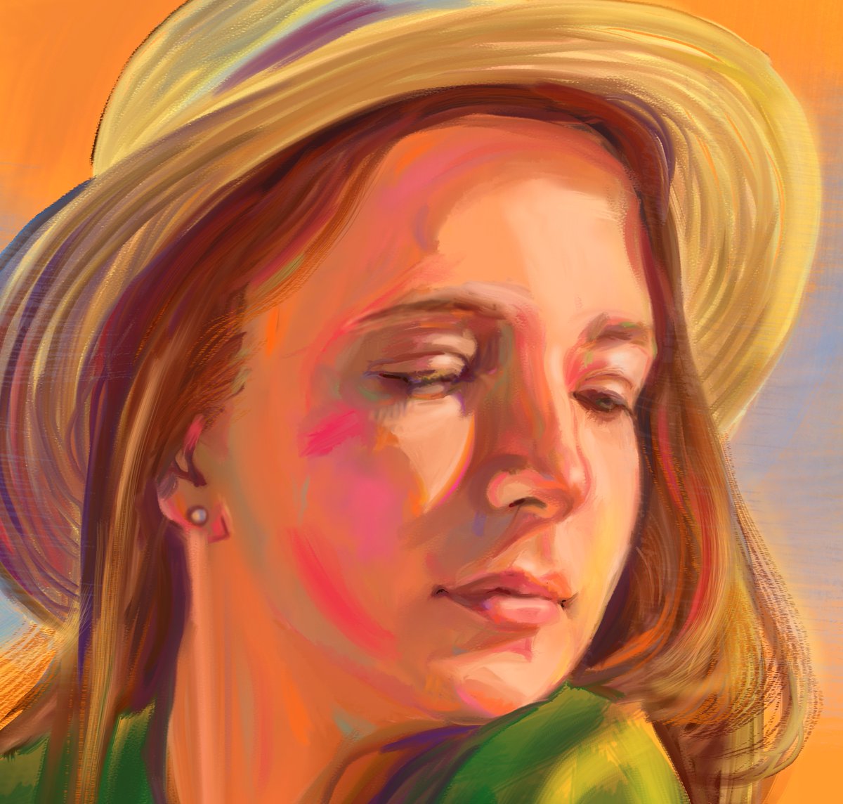 anna_potri's tweet photo. My favorite critic 😍#digitalart #digitalpainting #nft #illustration #portrait #art #opensea https://t.co/f1ausItMP3