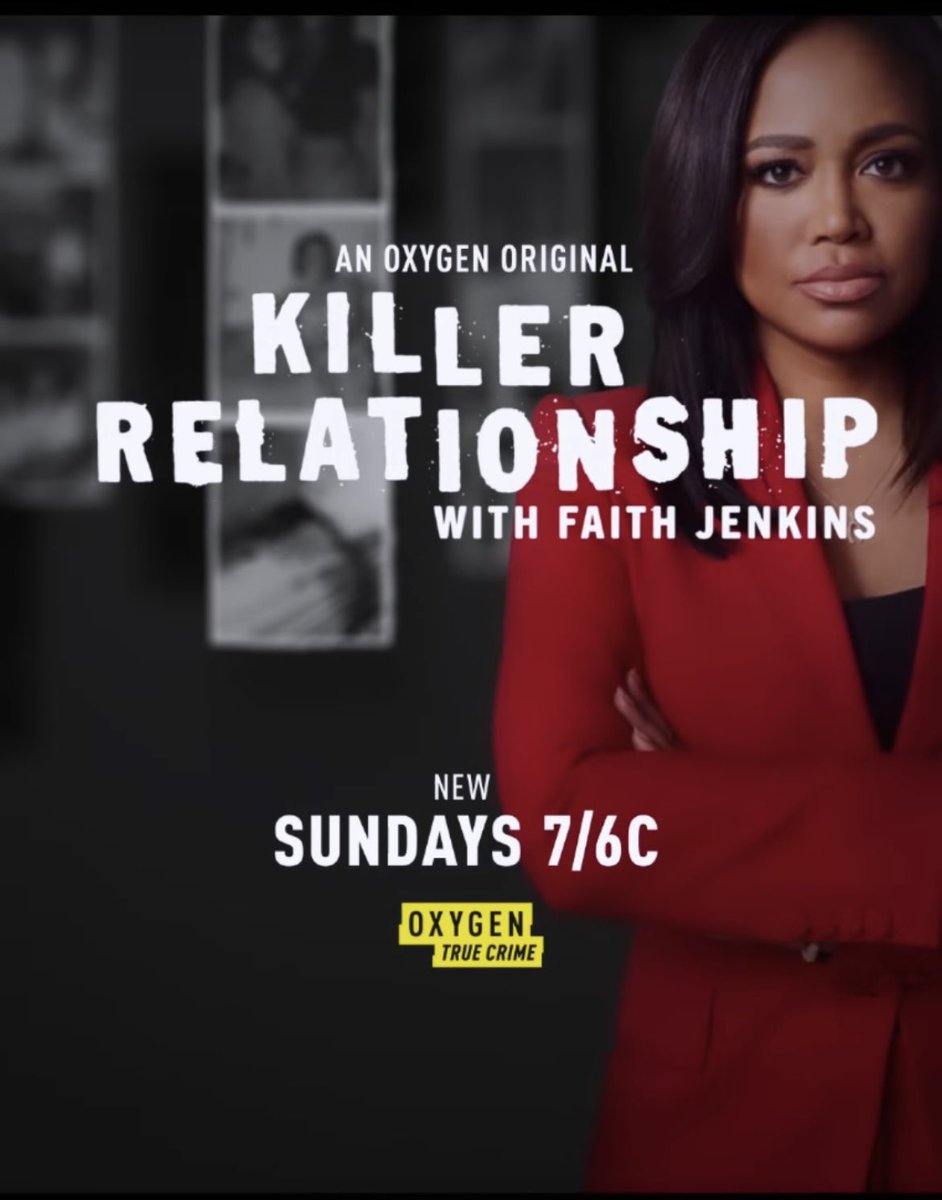 JudgeFaith's tweet image. A new episode of #KillerRelationship airs tonight 7PM on @oxygen! If you’re watching football #SetYourDVR ✨ and tune in later. You don’t want to miss this one.