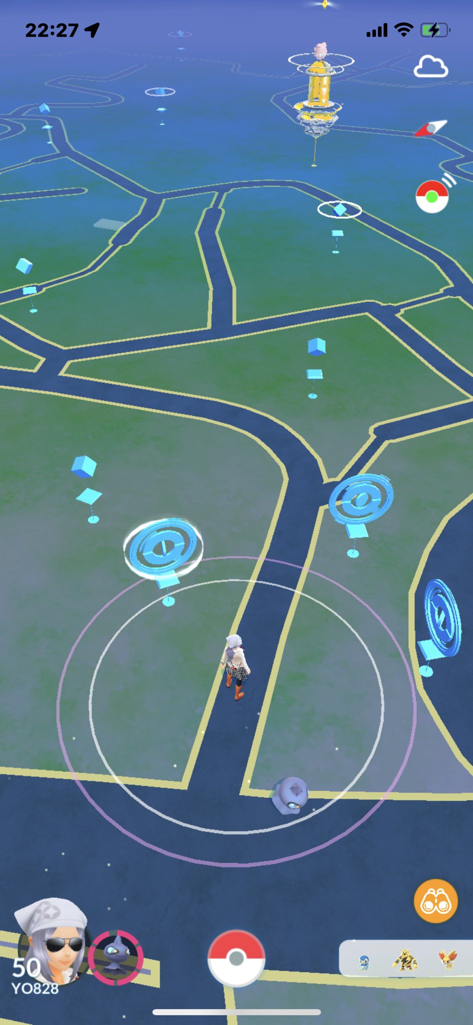 Yo8 深夜のpokemon Go 一度リジェクトされたブツを再申請して無事生えたのを確認 プラスルをポチリ 可愛いなぁ 帰り道に空いてるジムを見つけて置きたいのに置けない 何やらバグってたみたいで 再起動したら満員だった T Co Bmi7j1lypl